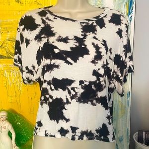 Denny's Short Set Jr Black and White